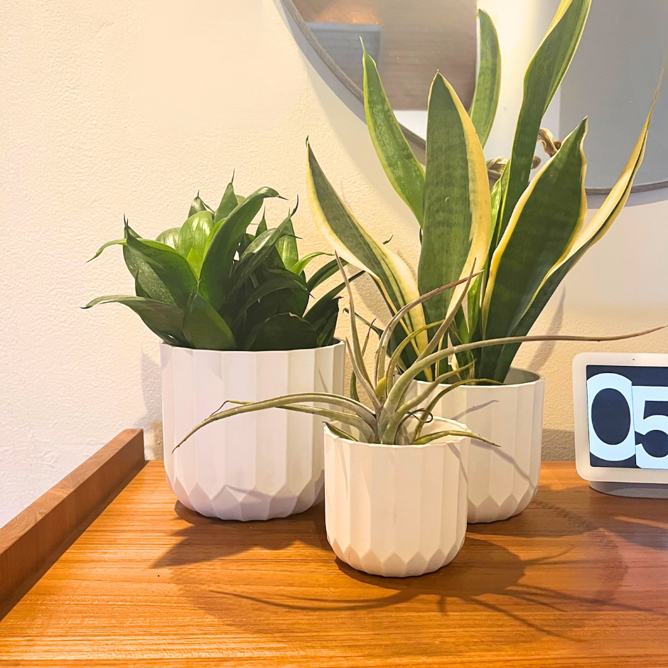 MACETA PRISMA S SET 3