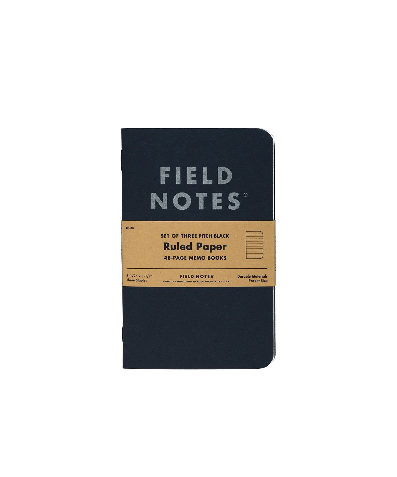 PITCH BLACK MEMO BOOK NOTEBOOKS
