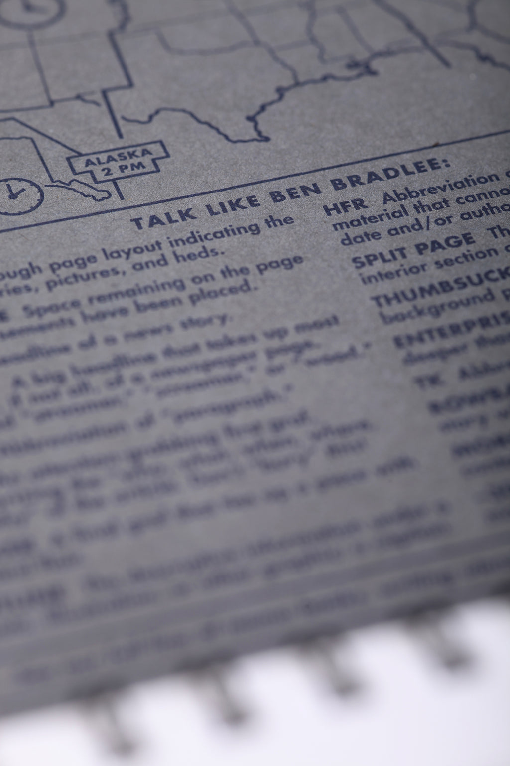 FRONT PAGE REPORTER'S NOTEBOOKS