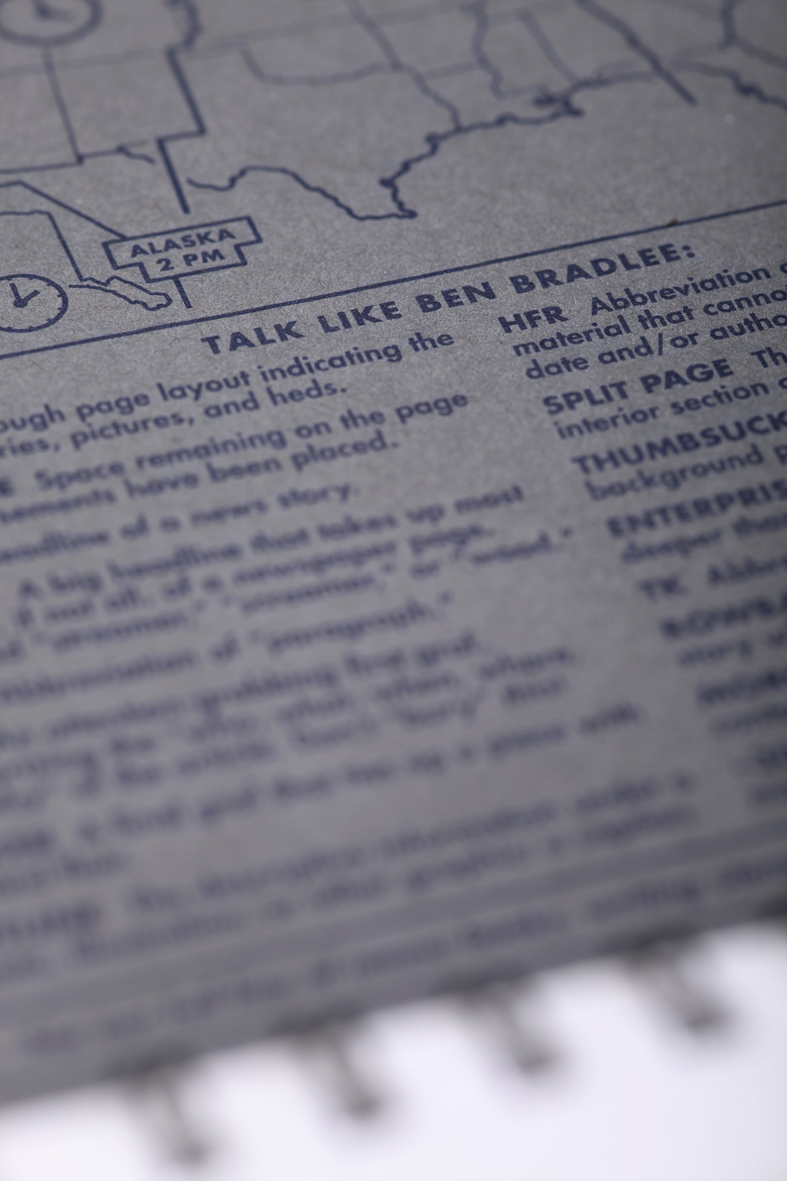 FRONT PAGE REPORTER'S NOTEBOOKS
