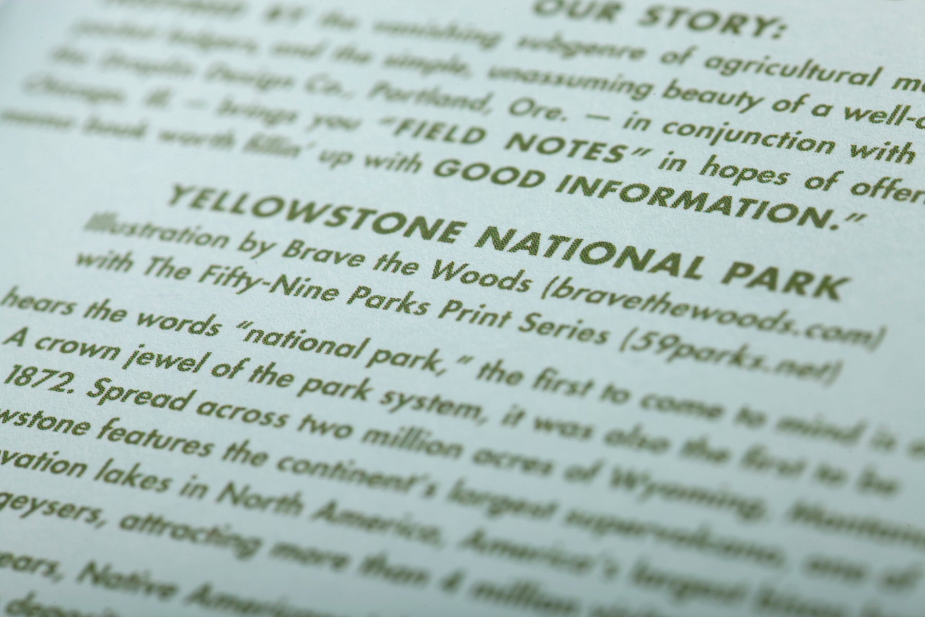 NATIONAL PARKS NOTEBOOKS