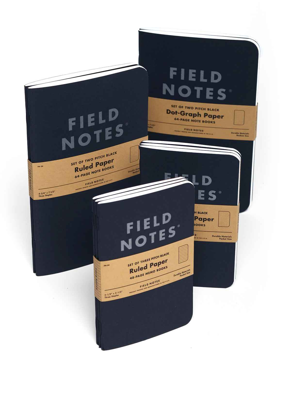 PITCH BLACK MEMO BOOK NOTEBOOKS