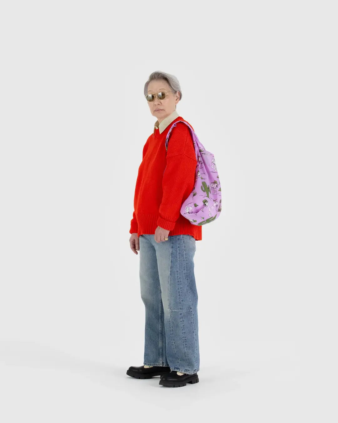 STANDARD BAGGU-PINK STRIPE